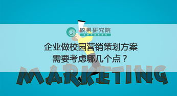 企业校园营销策划方案的关键要素